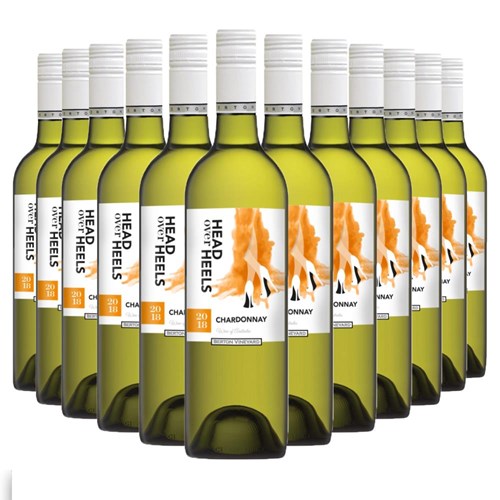 Case of 12 Head over Heels Chardonnay 75cl White Wine
